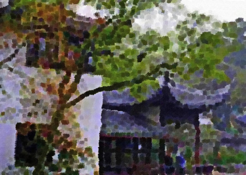 色彩 抽象 裝飾畫 油畫