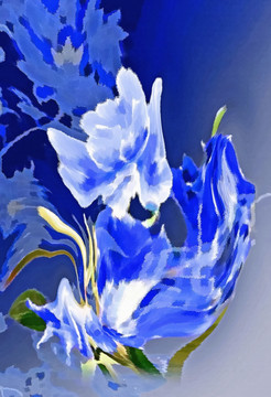 色彩 抽象 裝飾畫 油畫