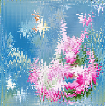 色彩 抽象 裝飾畫 油畫