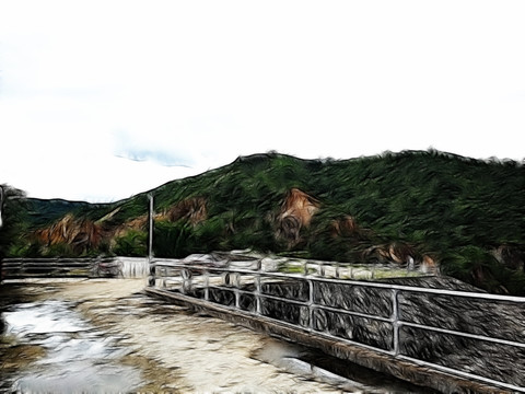 山坡風景