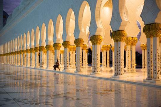 谢赫扎伊德清真寺中庭
