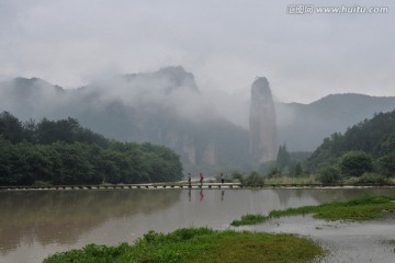 仙都 鼎湖峰 水墨仙都 晨雾