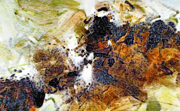 色彩 抽象 裝飾畫 油畫