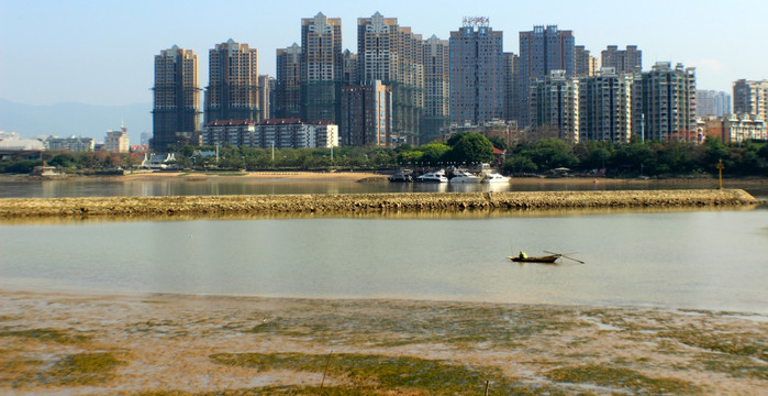 江滨美景