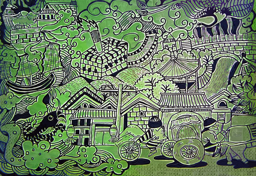 装饰画 油画 抽象油画