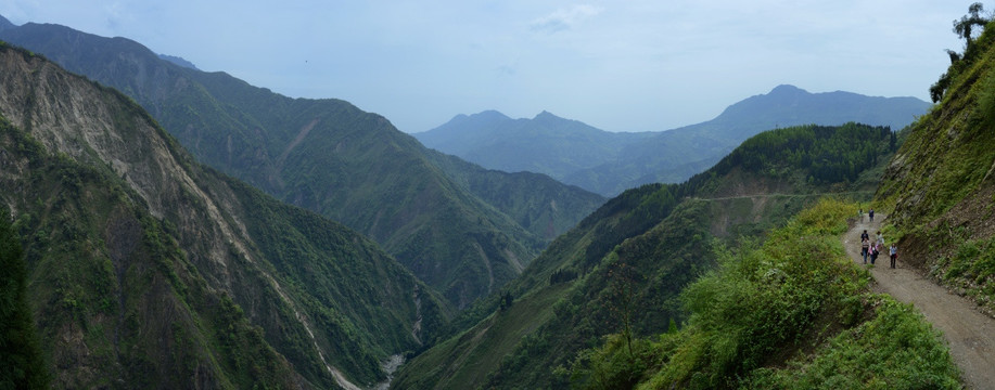 彭州太阳湾龙门峡全景图