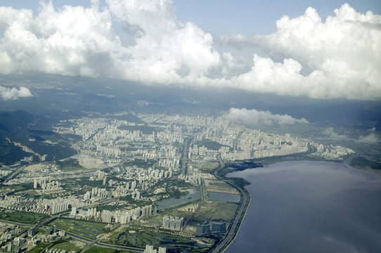 深圳俯瞰全景