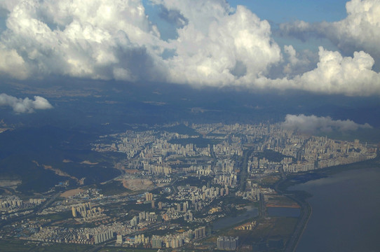 深圳俯瞰全景