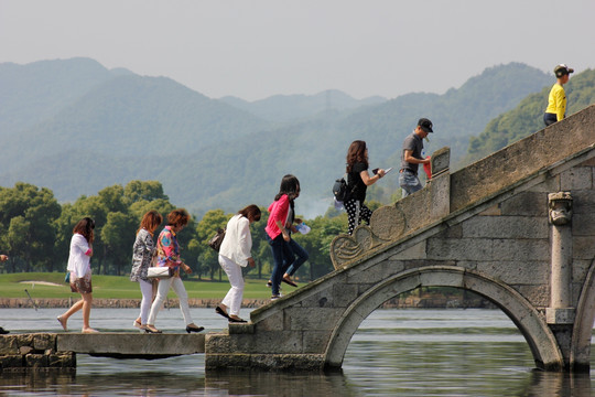 绍兴旅游之古纤道