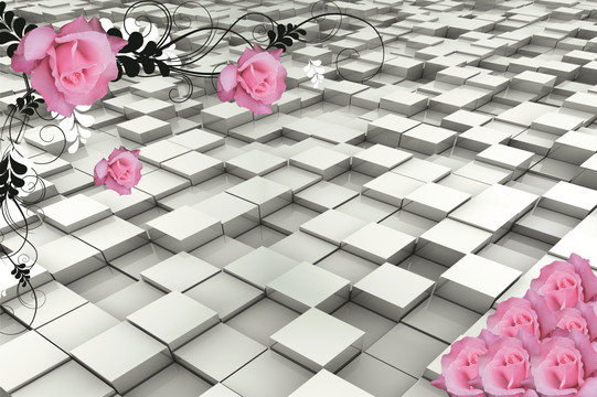 3D花紋 分層