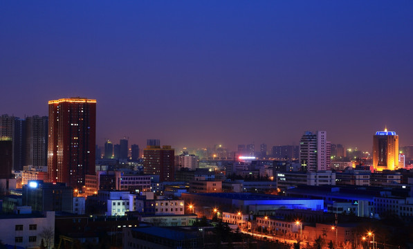 郑州高新区夜景