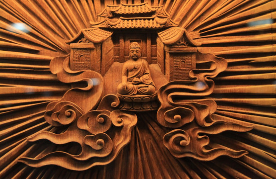 佛祖木雕