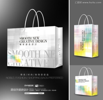 高檔手提袋設(shè)計（展開圖）
