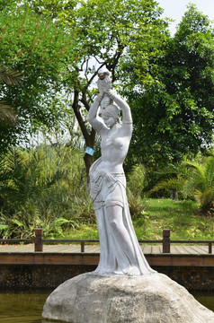 珠海女神 渔女雕塑