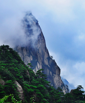 黃山山峰