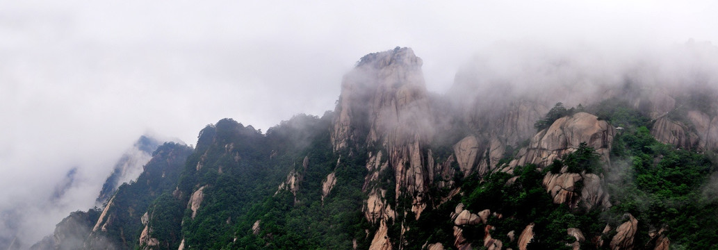 安徽黃山風(fēng)光寬幅大圖