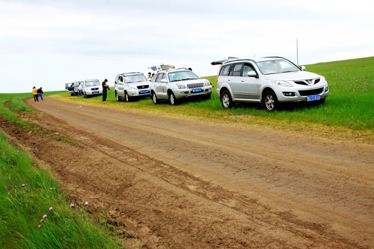 草原越野摄影 越野车 SUV