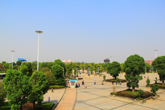 衡阳东广场 景观 路灯