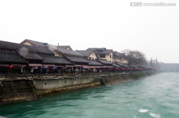 都江堰古城建筑