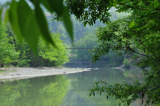 安康县河风景