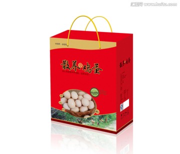 散養(yǎng)草雞蛋（平面圖）