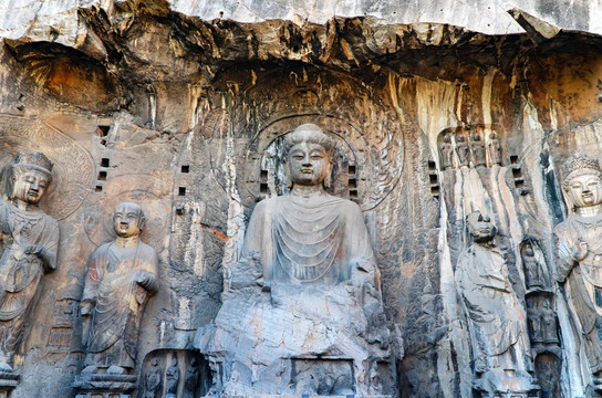 龙门石窟 奉先寺 大卢舍那