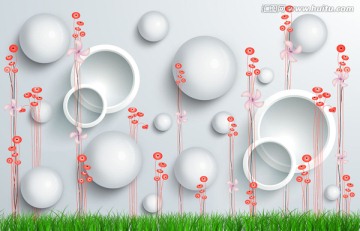 3D立體壁畫 背景墻