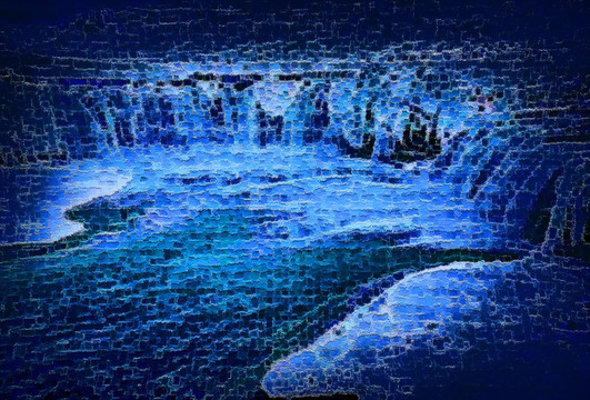 色彩 抽象 裝飾畫 油畫
