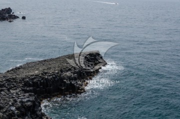 济州岛柱状节理