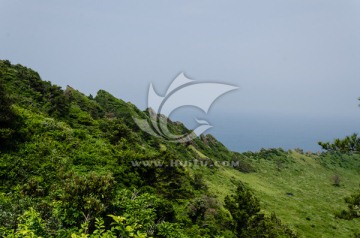 济州岛城头山 日出峰