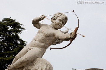 天使 雕塑 艺术 射箭 丘比特