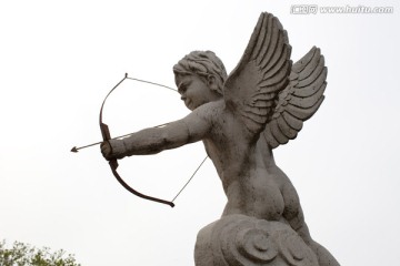 天使 雕塑 艺术 射箭 丘比特