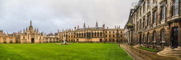 英国剑桥大学国王学院90度全景