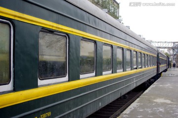 绿皮蒸汽机车