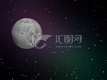 月球星空（分層）