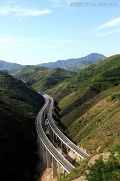 峡谷高速桥