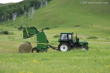 牧草收割 捆草机械