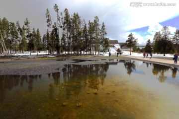 黄石公园水景