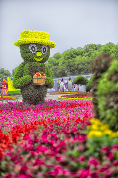 花艺园艺展会现场