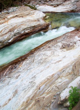 黄柏塬小溪水 秦岭高山流水