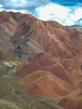 西藏阿里地区札达风光