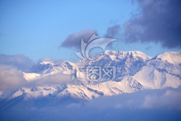 雪山 冰川