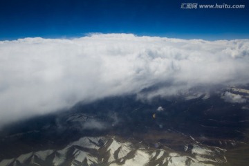 俯瞰 雪山