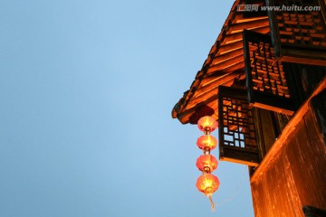 中式建筑房檐