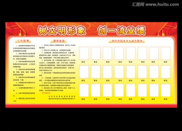 青年文明號(hào)展板