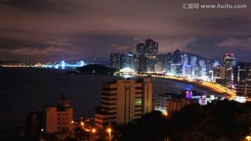 韩国釜山夜景