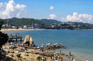 深圳大梅沙 海滨公园 海边风光