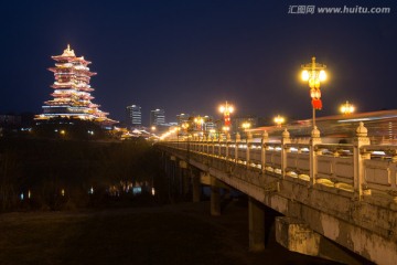 绵阳越王楼夜景