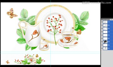 厨房陶瓷花片