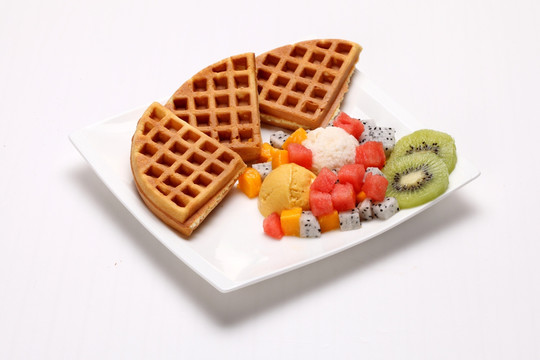 脆餅水果拼